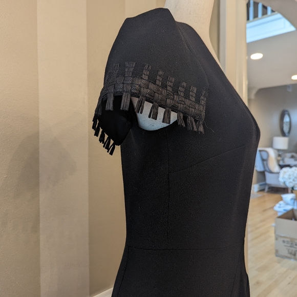 Roland Mouret NWT Black Fontana Dress Size 8 UK 12 - Picture 5 of 10